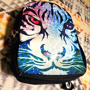 By Mojo Life: Backpack with Space Tiger Face